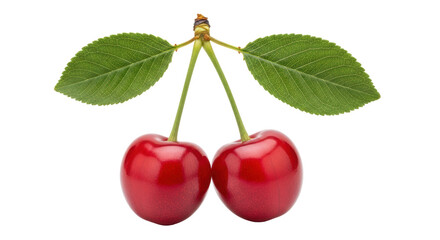 Isolated Cherries