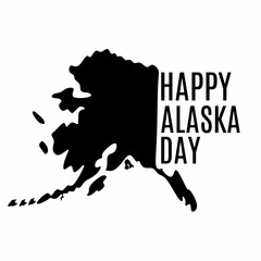 alaska day background. With alaska map. Perfect for Alaska Day Event.