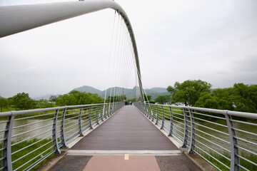 Obraz premium Baetnari Bridge Spanning Namyangju Water Garden