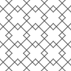 Geometric Ethnic pattern, Native thai tribal fabric, wallpaper,  tile, carpet. A small black square grid on a white background
For making sketch paper.