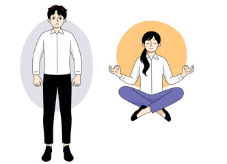 Young Individuals Living in Different States A Comparison of Stress versus Calmness and Serenity
