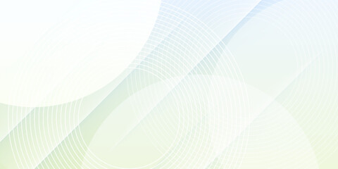 Minimal White Geometric Background with Text Space for Presentation or Banner