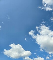 blue sky with clouds