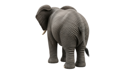 Isolated elephant