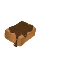 Chocolate cream bread 