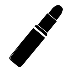 Elegant black and white lipstick design for makeup and beauty purposes