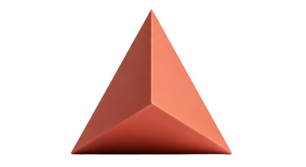 Isolated Red Triangle