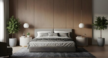 Bedroom, Modern, Minimalist, Modern Minimalist Bedroom Interior Design