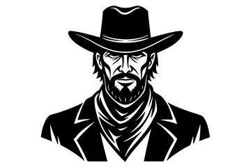 cowboy with his hat