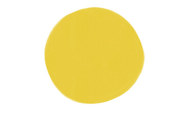 Yellow round circle background summer illustration