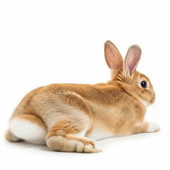 Obraz premium Peaceful Pet Rabbit Creating a Serene and Inviting Atmosphere