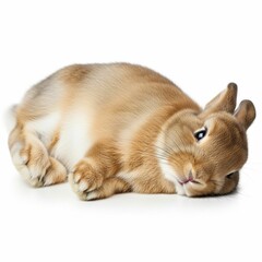 Obraz premium Little Bunny Showing Off Its Adorable Charm