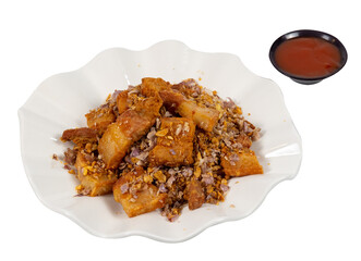 Thai Deep-Fried Sea Bass with Crispy Garlic and Shallots
