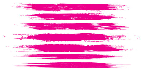 Twisted ping ink vector line pack. Hand drawn long and rounded brush strokes, highlighted text, frames, circles. Modern Asian calligraphy.Eps 10.