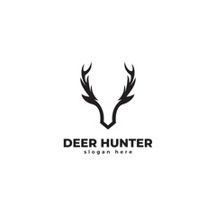 Stag Logo, Simple Vector Stag, Perfect for Your Hunting Logo, Stag Logo