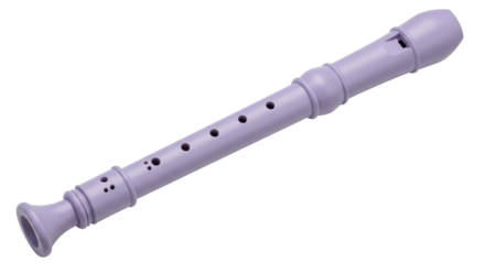 Isolated Purple Recorder
