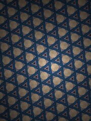 blue mosaic tiles