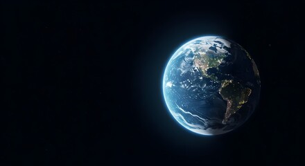 Earth, Planet, Globe, Earth from Space at Night
