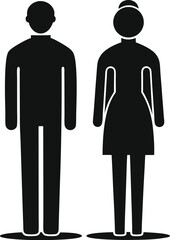 man and woman