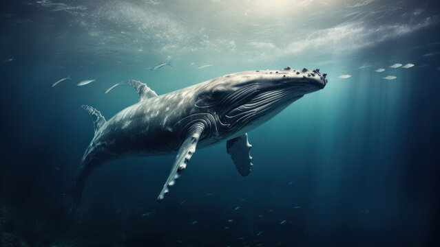 Whale animal mammal shark. - Powered by Adobe