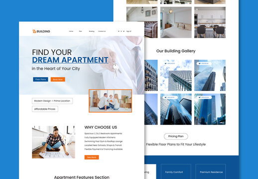 Real Estate Landing Page Design