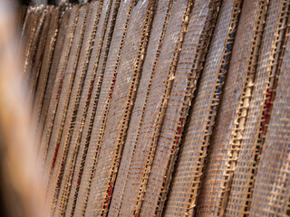 Rice paper making village