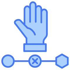 Intervention Blue Icon