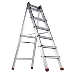 Extension Ladder with Telescoping Sections, isolated on a transparent background