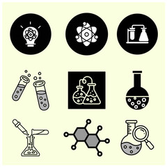 Physics Chemistry  Vector Set 2