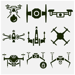 War Drone Vector Set