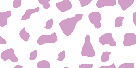 Colorful seamless pattern with artistic paint splashes and blot shapes in a romantic decorative design perfect for Valentine's backgrounds or creative love-themed artwork