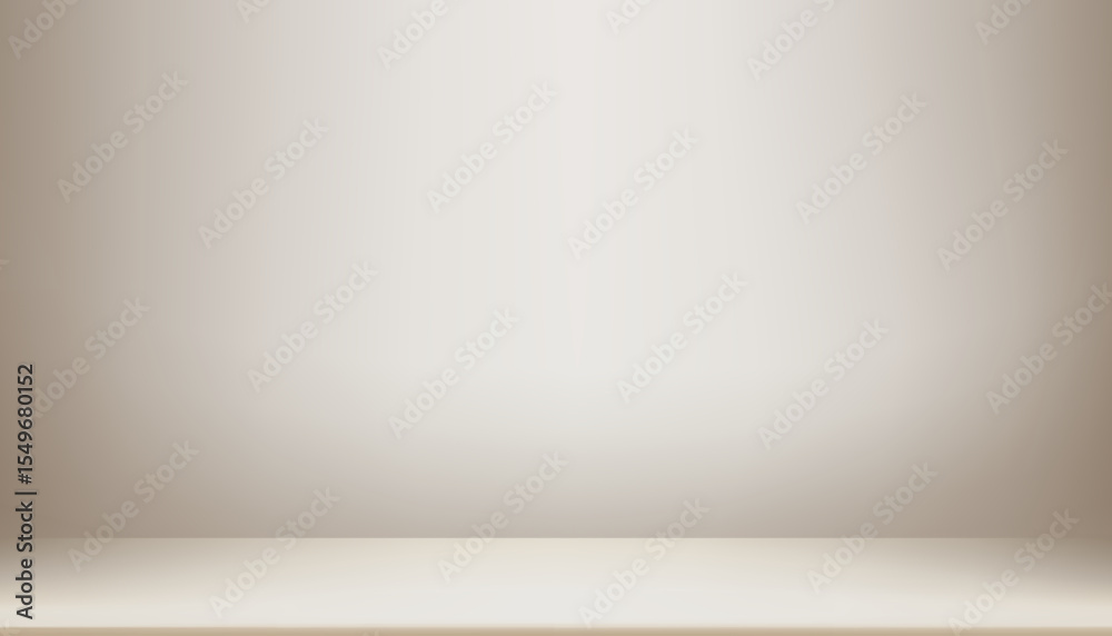 Fototapete background brown wall room studio with shadow on empty floor for product presentation.vector minimal