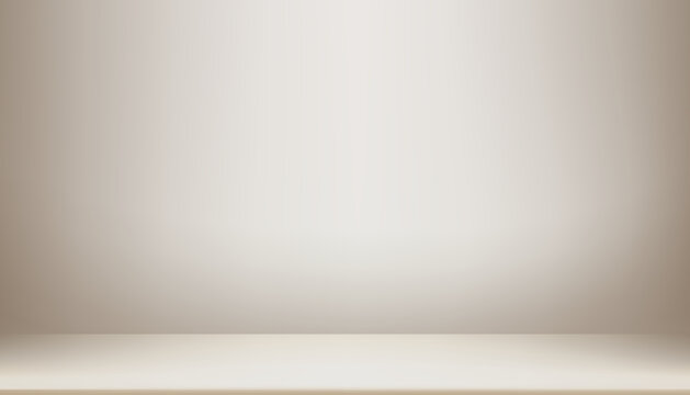 Background brown wall room studio with shadow on empty floor for product presentation.Vector minimalis soft reflect light,shadow,Autumn,Winter backdrop design for cosmetic,beauty,fashion showroom