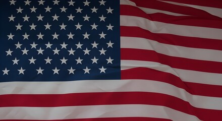 Fototapeta premium American flag, Usa flag, Stars and stripes, American Flag Draped Texture