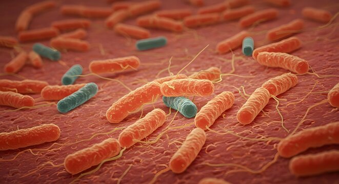 Bacteria, Bacillus, Microbes, Microscopic View of Bacteria Colonies