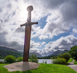 Walking around Llanberis in Snowdonia National Park wales