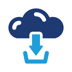 Cloud download icon