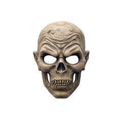 Obraz premium Detailed Human Skull Model with Realistic Texture and Expression for Educational or Artistic Use Transparent background or PNG