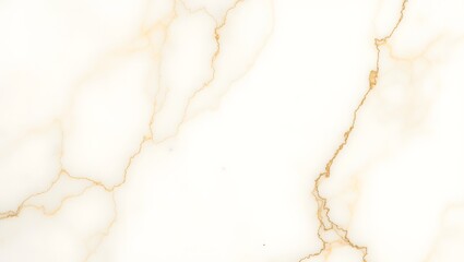Soft Cream Marble Background with Fine Golden Veins for Elegant Interior Design and Decoration