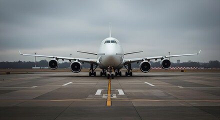 Airplane, Aeroplane, Aircraft, Airplane on Taxiway at Airport