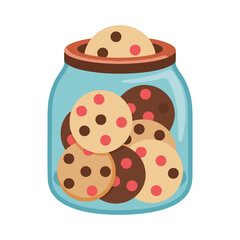 strawberry jam jar
