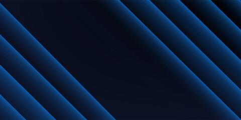 Blue black abstract background geometry shine and layer element vector for presentation design. Suit for business, corporate, institution, party, festive, seminar, and talks