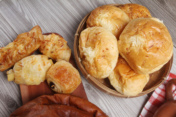 fresh baked croissants