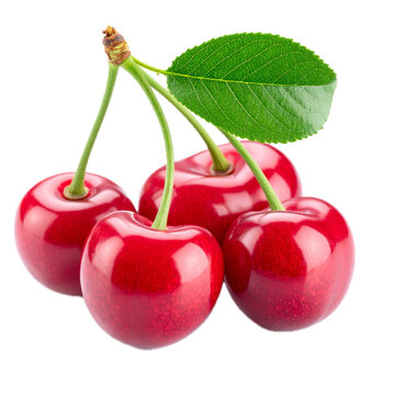 Cherry cereja vermelha red pink cute tasty sweet dessert fruit isolated white background