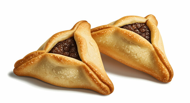 Delicious Homemade Hamantaschen Purim Cookies Pastry Treats Festive Holiday Baking Sweet