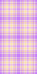 Pastel purple and yellow plaid pattern.  Perfect for textile design, website backgrounds, or crafting projects. This cheerful, soft pattern evokes feelings of warmth and comfort.