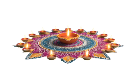 A colorful, multi-colored