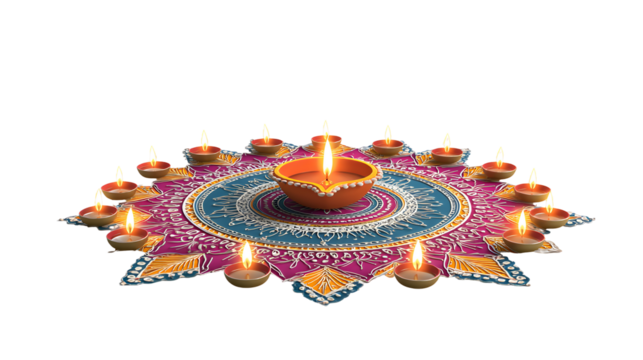 A colorful, multi-colored