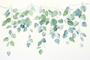 Obraz premium Eucalyptus leaves backgrounds hanging nature.