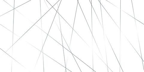 Abstract white color background and black diagonal stroke lines pattern. Random chaotic line and creative geometric shape background. modern technology art design.
